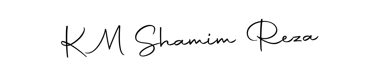 Design your own signature with our free online signature maker. With this signature software, you can create a handwritten (Autography-DOLnW) signature for name K M Shamim Reza. K M Shamim Reza signature style 10 images and pictures png