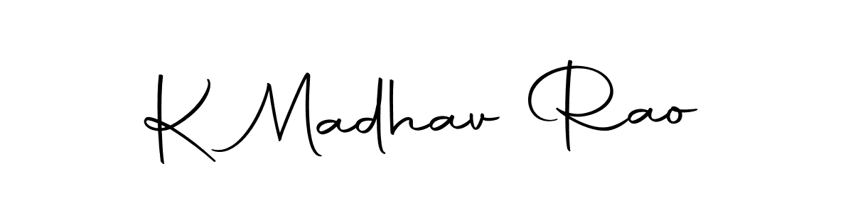 Make a short K Madhav Rao signature style. Manage your documents anywhere anytime using Autography-DOLnW. Create and add eSignatures, submit forms, share and send files easily. K Madhav Rao signature style 10 images and pictures png