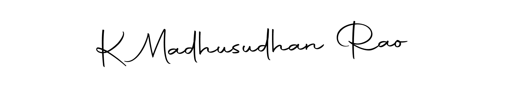 This is the best signature style for the K Madhusudhan Rao name. Also you like these signature font (Autography-DOLnW). Mix name signature. K Madhusudhan Rao signature style 10 images and pictures png