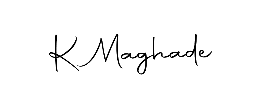 Use a signature maker to create a handwritten signature online. With this signature software, you can design (Autography-DOLnW) your own signature for name K Maghade. K Maghade signature style 10 images and pictures png