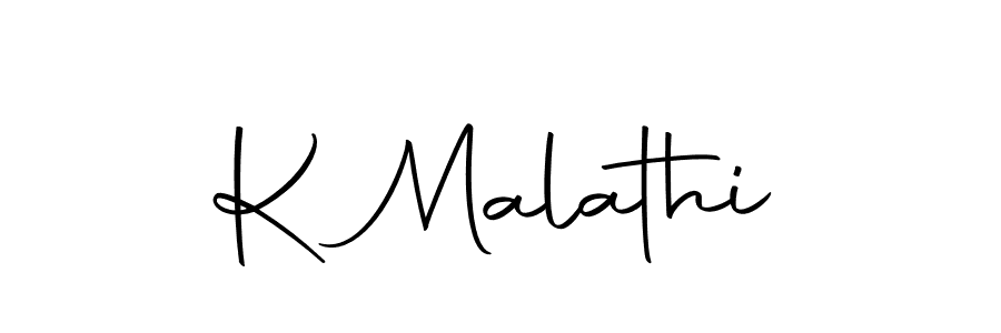 Use a signature maker to create a handwritten signature online. With this signature software, you can design (Autography-DOLnW) your own signature for name K Malathi. K Malathi signature style 10 images and pictures png