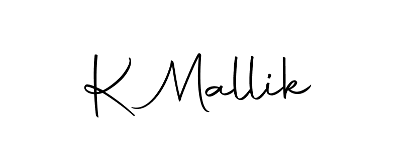 How to make K Mallik name signature. Use Autography-DOLnW style for creating short signs online. This is the latest handwritten sign. K Mallik signature style 10 images and pictures png