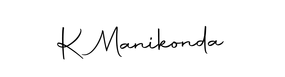 Design your own signature with our free online signature maker. With this signature software, you can create a handwritten (Autography-DOLnW) signature for name K Manikonda. K Manikonda signature style 10 images and pictures png