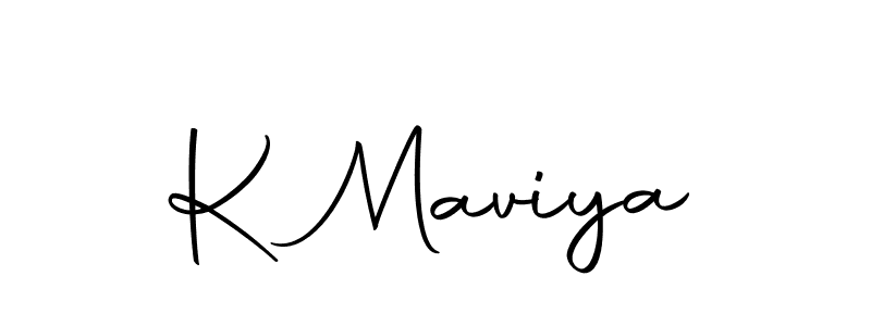 Use a signature maker to create a handwritten signature online. With this signature software, you can design (Autography-DOLnW) your own signature for name K Maviya. K Maviya signature style 10 images and pictures png