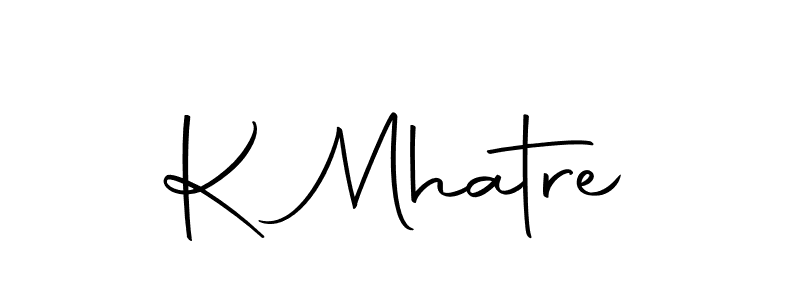 Here are the top 10 professional signature styles for the name K Mhatre. These are the best autograph styles you can use for your name. K Mhatre signature style 10 images and pictures png