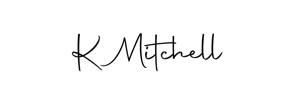 Design your own signature with our free online signature maker. With this signature software, you can create a handwritten (Autography-DOLnW) signature for name K Mitchell. K Mitchell signature style 10 images and pictures png