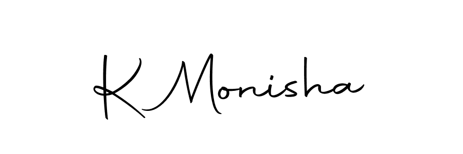 Make a beautiful signature design for name K Monisha. Use this online signature maker to create a handwritten signature for free. K Monisha signature style 10 images and pictures png