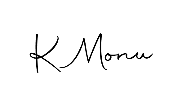 You should practise on your own different ways (Autography-DOLnW) to write your name (K Monu) in signature. don't let someone else do it for you. K Monu signature style 10 images and pictures png