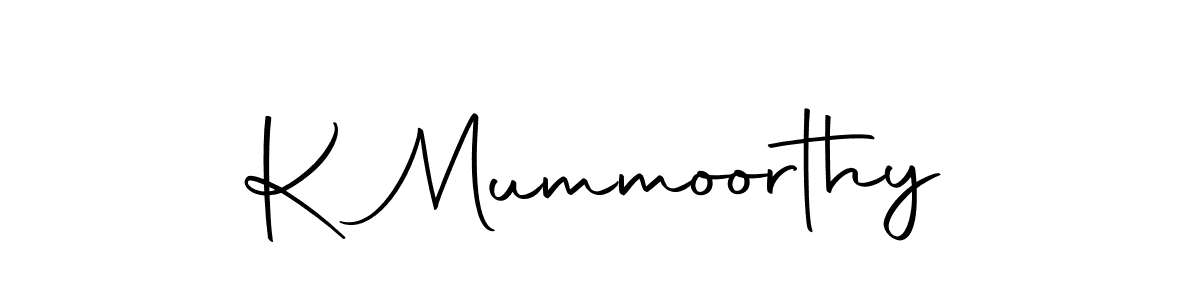 You should practise on your own different ways (Autography-DOLnW) to write your name (K Mummoorthy) in signature. don't let someone else do it for you. K Mummoorthy signature style 10 images and pictures png