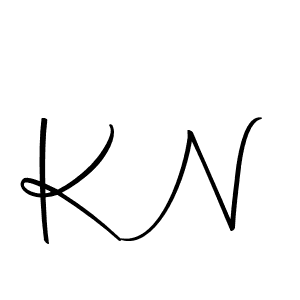 How to make K N name signature. Use Autography-DOLnW style for creating short signs online. This is the latest handwritten sign. K N signature style 10 images and pictures png