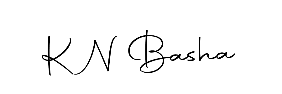 The best way (Autography-DOLnW) to make a short signature is to pick only two or three words in your name. The name K N Basha include a total of six letters. For converting this name. K N Basha signature style 10 images and pictures png