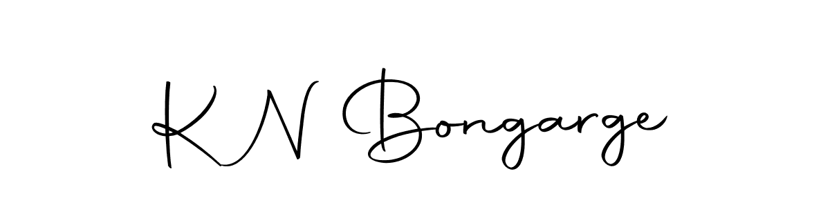 Autography-DOLnW is a professional signature style that is perfect for those who want to add a touch of class to their signature. It is also a great choice for those who want to make their signature more unique. Get K N Bongarge name to fancy signature for free. K N Bongarge signature style 10 images and pictures png