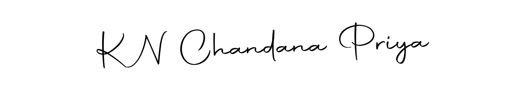 Make a beautiful signature design for name K N Chandana Priya. With this signature (Autography-DOLnW) style, you can create a handwritten signature for free. K N Chandana Priya signature style 10 images and pictures png