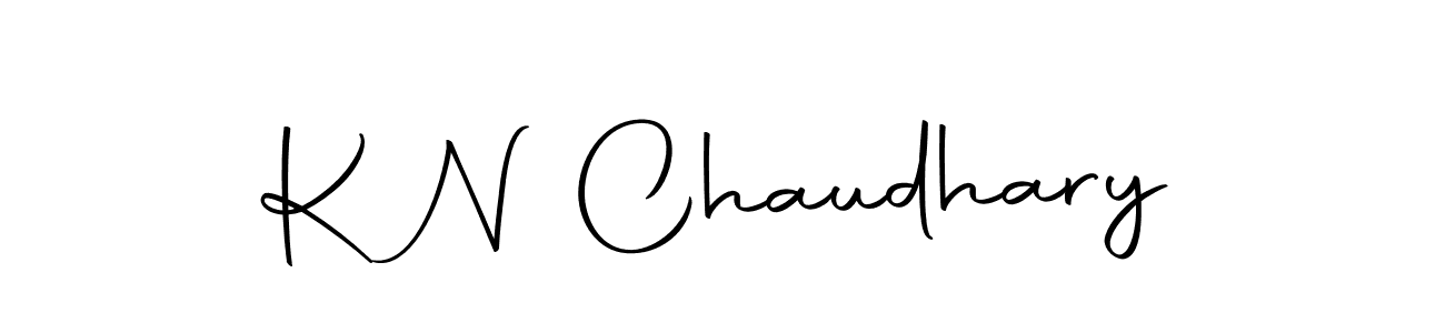 The best way (Autography-DOLnW) to make a short signature is to pick only two or three words in your name. The name K N Chaudhary include a total of six letters. For converting this name. K N Chaudhary signature style 10 images and pictures png