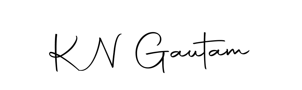 You can use this online signature creator to create a handwritten signature for the name K N Gautam. This is the best online autograph maker. K N Gautam signature style 10 images and pictures png