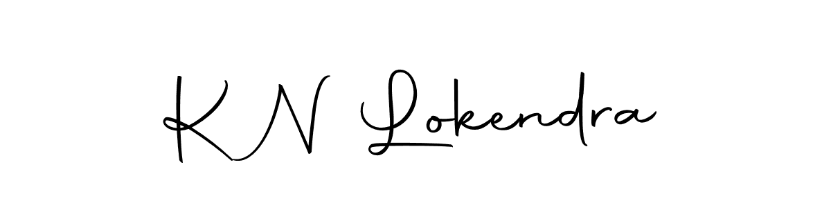 Make a beautiful signature design for name K N Lokendra. With this signature (Autography-DOLnW) style, you can create a handwritten signature for free. K N Lokendra signature style 10 images and pictures png