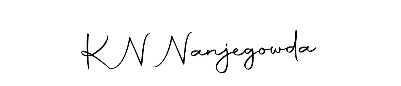 Make a short K N Nanjegowda signature style. Manage your documents anywhere anytime using Autography-DOLnW. Create and add eSignatures, submit forms, share and send files easily. K N Nanjegowda signature style 10 images and pictures png