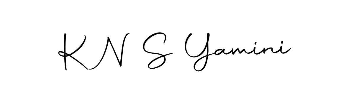 Make a beautiful signature design for name K N S Yamini. With this signature (Autography-DOLnW) style, you can create a handwritten signature for free. K N S Yamini signature style 10 images and pictures png