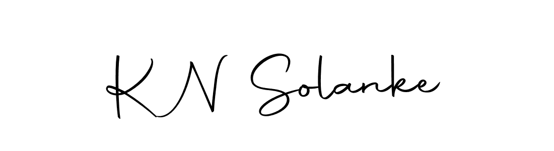 Make a beautiful signature design for name K N Solanke. With this signature (Autography-DOLnW) style, you can create a handwritten signature for free. K N Solanke signature style 10 images and pictures png