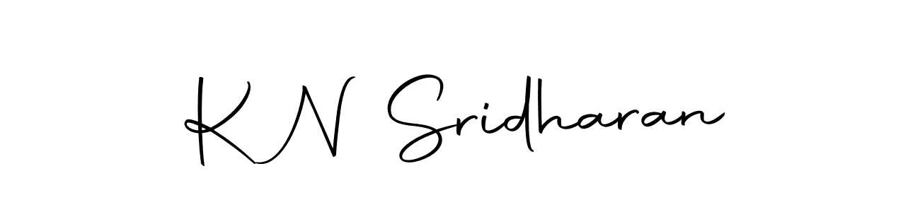 Make a beautiful signature design for name K N Sridharan. Use this online signature maker to create a handwritten signature for free. K N Sridharan signature style 10 images and pictures png