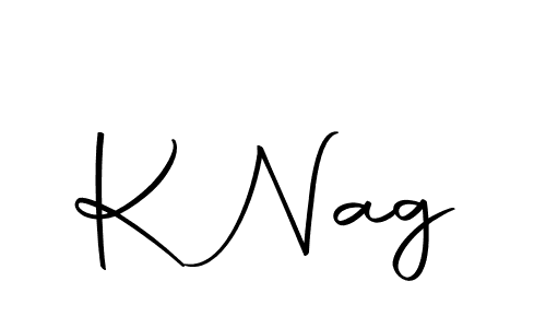 K Nag stylish signature style. Best Handwritten Sign (Autography-DOLnW) for my name. Handwritten Signature Collection Ideas for my name K Nag. K Nag signature style 10 images and pictures png