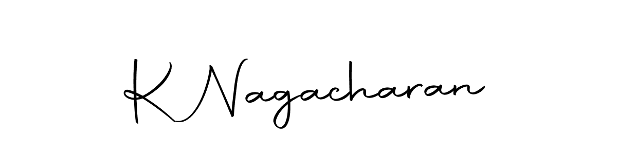 The best way (Autography-DOLnW) to make a short signature is to pick only two or three words in your name. The name K Nagacharan include a total of six letters. For converting this name. K Nagacharan signature style 10 images and pictures png