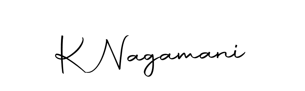 Make a beautiful signature design for name K Nagamani. With this signature (Autography-DOLnW) style, you can create a handwritten signature for free. K Nagamani signature style 10 images and pictures png