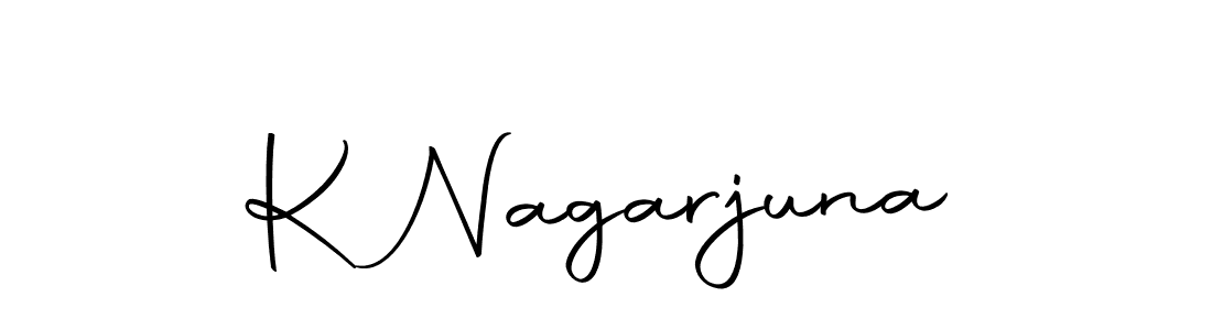 The best way (Autography-DOLnW) to make a short signature is to pick only two or three words in your name. The name K Nagarjuna include a total of six letters. For converting this name. K Nagarjuna signature style 10 images and pictures png