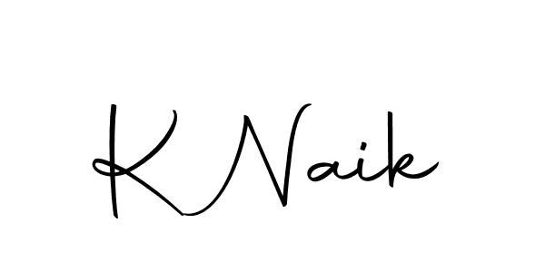 Make a beautiful signature design for name K Naik. Use this online signature maker to create a handwritten signature for free. K Naik signature style 10 images and pictures png