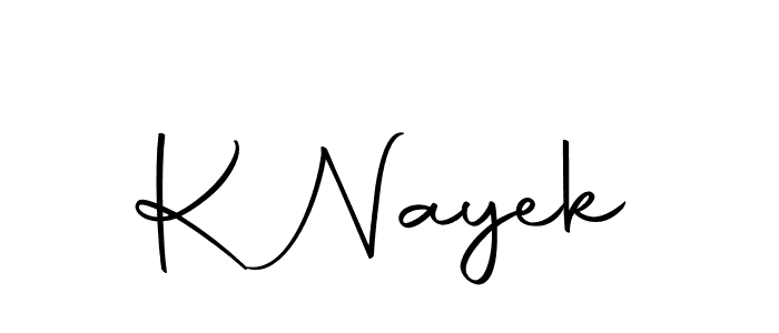 Also we have K Nayek name is the best signature style. Create professional handwritten signature collection using Autography-DOLnW autograph style. K Nayek signature style 10 images and pictures png