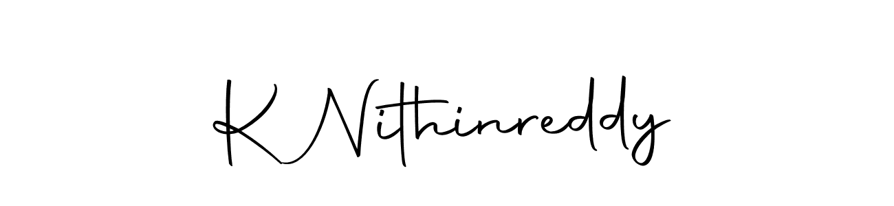 Make a beautiful signature design for name K Nithinreddy. Use this online signature maker to create a handwritten signature for free. K Nithinreddy signature style 10 images and pictures png