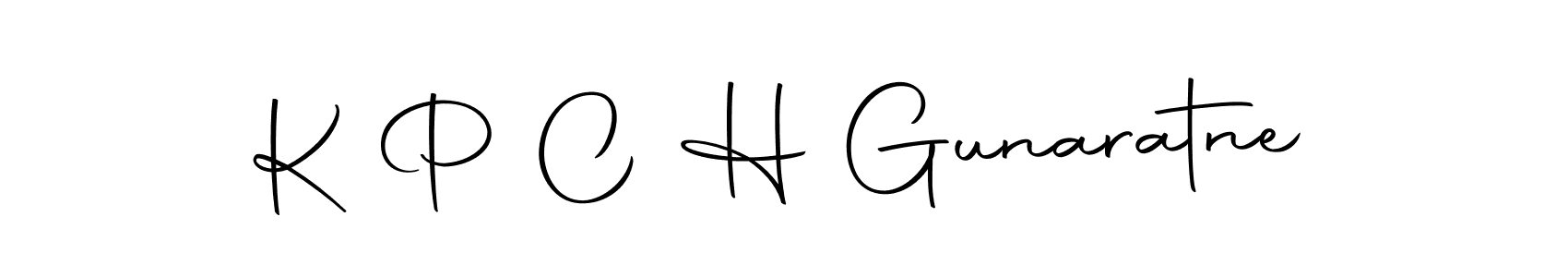 if you are searching for the best signature style for your name K P C H Gunaratne. so please give up your signature search. here we have designed multiple signature styles  using Autography-DOLnW. K P C H Gunaratne signature style 10 images and pictures png