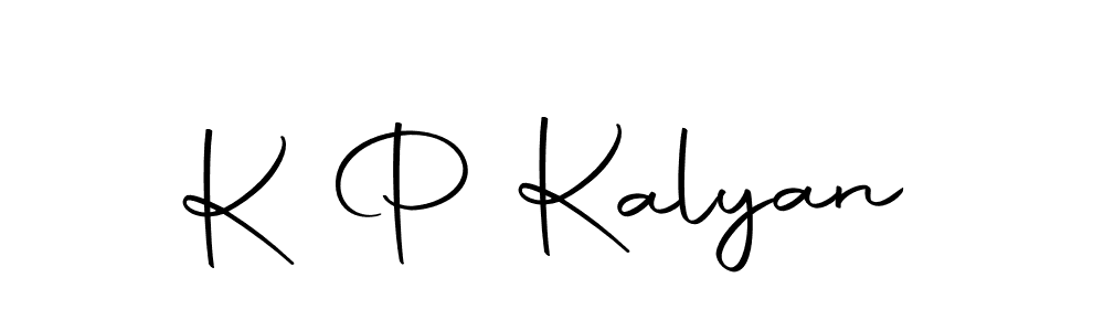Use a signature maker to create a handwritten signature online. With this signature software, you can design (Autography-DOLnW) your own signature for name K P Kalyan. K P Kalyan signature style 10 images and pictures png
