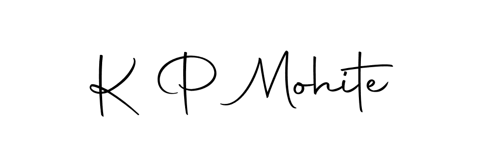 How to make K P Mohite signature? Autography-DOLnW is a professional autograph style. Create handwritten signature for K P Mohite name. K P Mohite signature style 10 images and pictures png