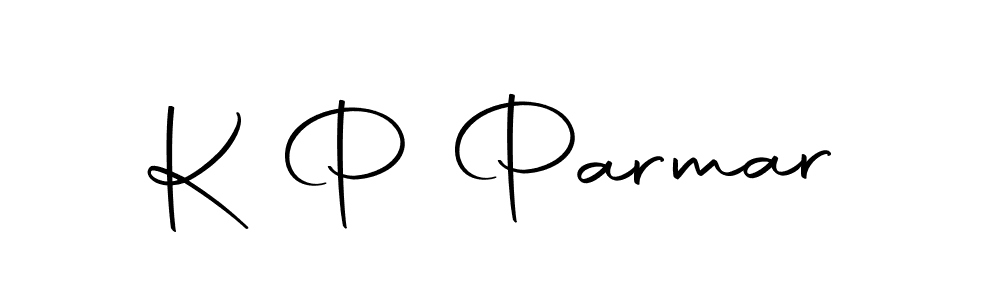 The best way (Autography-DOLnW) to make a short signature is to pick only two or three words in your name. The name K P Parmar include a total of six letters. For converting this name. K P Parmar signature style 10 images and pictures png