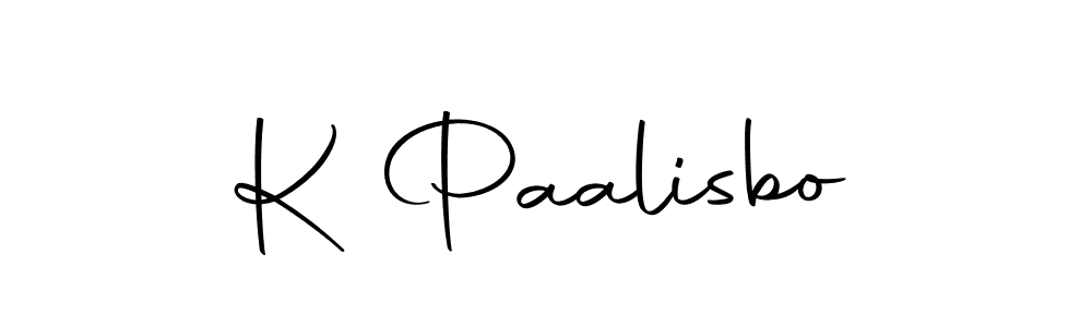 Check out images of Autograph of K Paalisbo name. Actor K Paalisbo Signature Style. Autography-DOLnW is a professional sign style online. K Paalisbo signature style 10 images and pictures png
