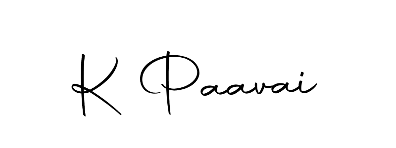 K Paavai stylish signature style. Best Handwritten Sign (Autography-DOLnW) for my name. Handwritten Signature Collection Ideas for my name K Paavai. K Paavai signature style 10 images and pictures png