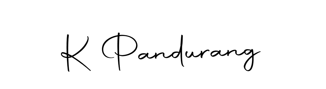 Make a beautiful signature design for name K Pandurang. With this signature (Autography-DOLnW) style, you can create a handwritten signature for free. K Pandurang signature style 10 images and pictures png