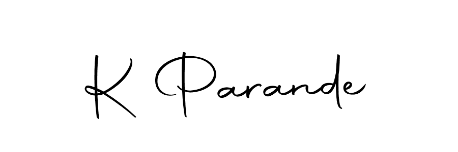 Make a short K Parande signature style. Manage your documents anywhere anytime using Autography-DOLnW. Create and add eSignatures, submit forms, share and send files easily. K Parande signature style 10 images and pictures png