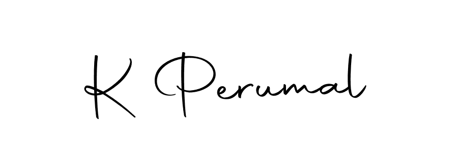 Make a beautiful signature design for name K Perumal. Use this online signature maker to create a handwritten signature for free. K Perumal signature style 10 images and pictures png