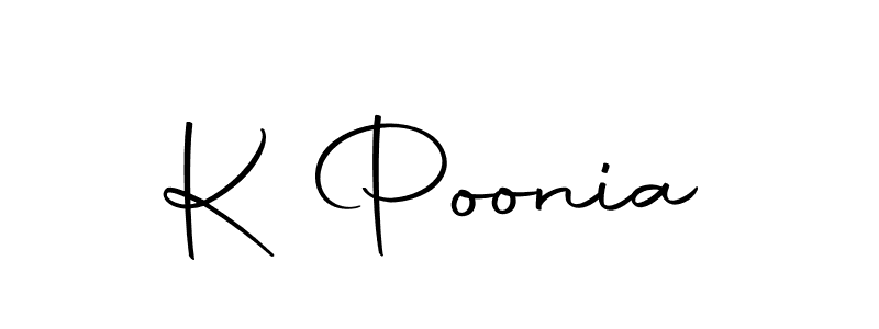 Also we have K Poonia name is the best signature style. Create professional handwritten signature collection using Autography-DOLnW autograph style. K Poonia signature style 10 images and pictures png