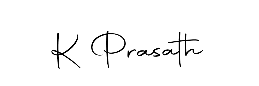 Use a signature maker to create a handwritten signature online. With this signature software, you can design (Autography-DOLnW) your own signature for name K Prasath. K Prasath signature style 10 images and pictures png