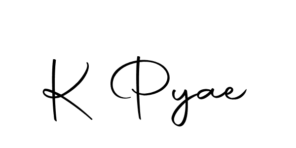 Here are the top 10 professional signature styles for the name K Pyae. These are the best autograph styles you can use for your name. K Pyae signature style 10 images and pictures png