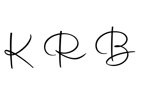 Similarly Autography-DOLnW is the best handwritten signature design. Signature creator online .You can use it as an online autograph creator for name K R B. K R B signature style 10 images and pictures png