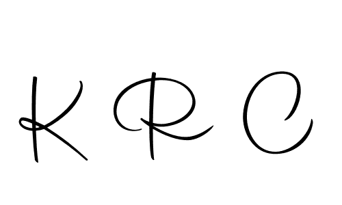 if you are searching for the best signature style for your name K R C. so please give up your signature search. here we have designed multiple signature styles  using Autography-DOLnW. K R C signature style 10 images and pictures png