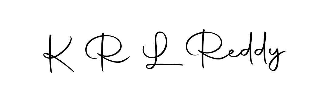 The best way (Autography-DOLnW) to make a short signature is to pick only two or three words in your name. The name K R L Reddy include a total of six letters. For converting this name. K R L Reddy signature style 10 images and pictures png