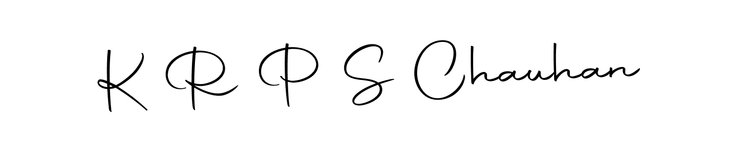 Design your own signature with our free online signature maker. With this signature software, you can create a handwritten (Autography-DOLnW) signature for name K R P S Chauhan. K R P S Chauhan signature style 10 images and pictures png