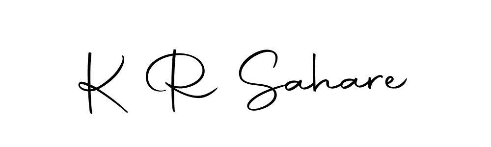 if you are searching for the best signature style for your name K R Sahare. so please give up your signature search. here we have designed multiple signature styles  using Autography-DOLnW. K R Sahare signature style 10 images and pictures png