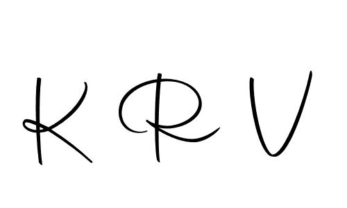 Similarly Autography-DOLnW is the best handwritten signature design. Signature creator online .You can use it as an online autograph creator for name K R V. K R V signature style 10 images and pictures png