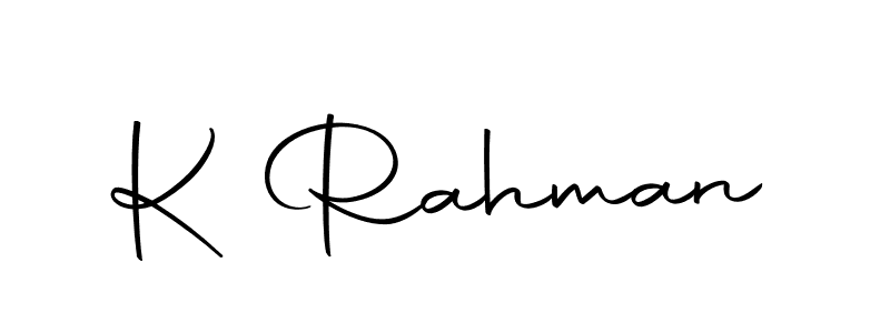 How to Draw K Rahman signature style? Autography-DOLnW is a latest design signature styles for name K Rahman. K Rahman signature style 10 images and pictures png